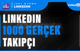 1000 Linkedin Profil/Şirket Takipçi - HIZLI