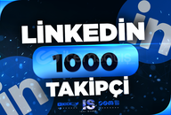 ⭐1000 Linkedin Profil/Şirket Takipçi - HIZLI⭐
