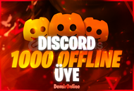 ⚡ 1000 Offline Discord Üyesi – Anında Teslim