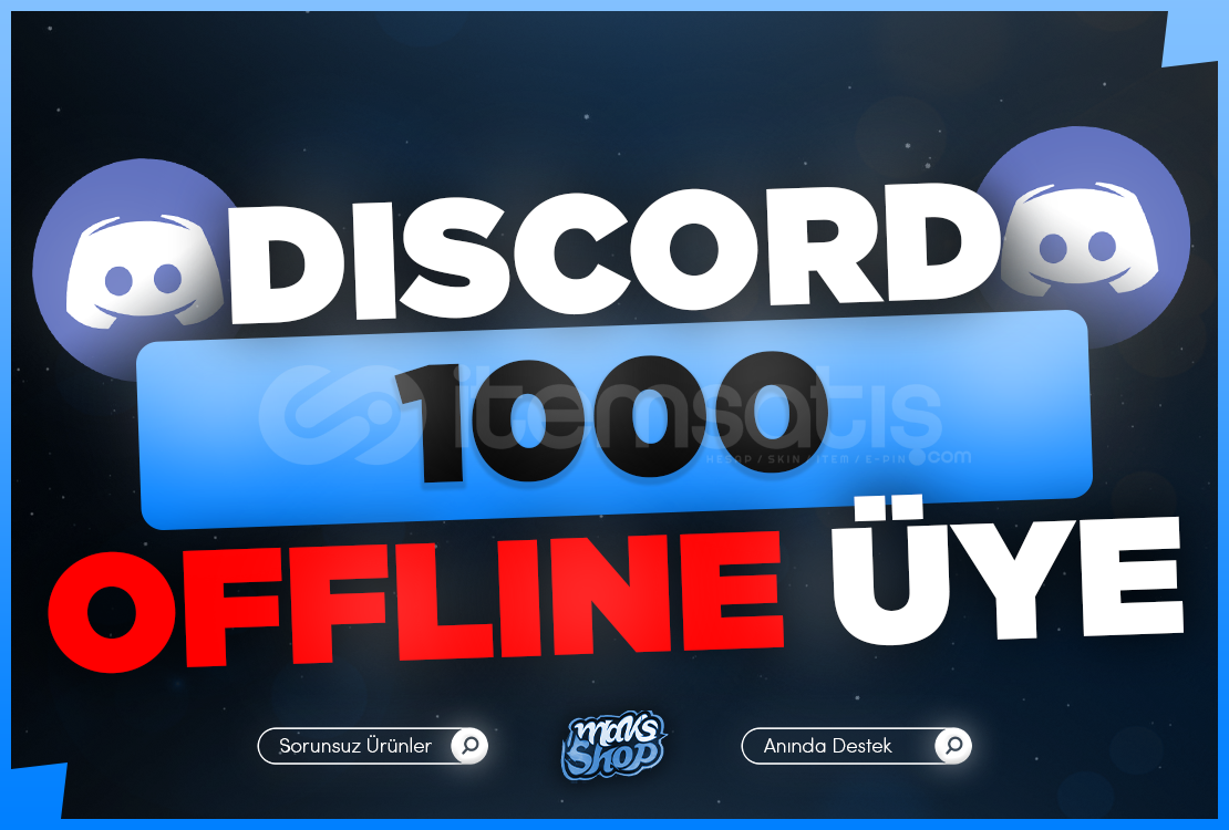 ⚡ 1000 Offline Discord Üyesi – Hızlı Teslim ⚡ 1000 Offline Discord Üyesi – Hızlı Teslim
