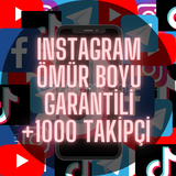 +1000 Ömür boyu garantili Takipçi