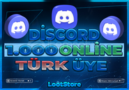 ⭐1000 ONLİNE DİSCORD TÜRK ÜYE+GARANTİ✅⭐