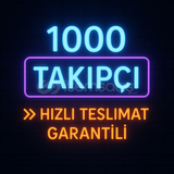 1000 ORGANİK TAKİPÇİ