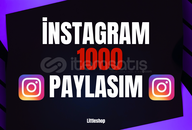 ⭐1000 Paylaşım İnstagram [Garantili]⭐
