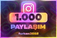 ⭐1000 Paylaşım İnstagram [Garantili]⭐