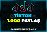 1.000 Paylaşım TikTok | Garanti |ANLIK