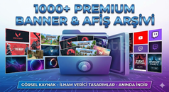 1000+ Premium Banner & Afiş Tasarım Arşivi 