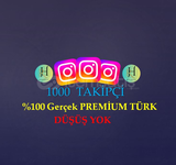 1000 PREMİUM TÜRK TAKİPÇİ