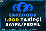 1.000 Profil/Sayfa Takipçisi | Garanti | #1