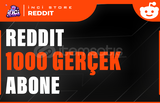 1000 Reddit Abone - HIZLI BÜYÜME