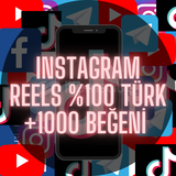 +1000 Reels %100 Türk beğeni