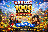 1000 Roblox Takipçi 