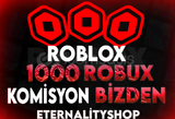 ⭐1000 Robux (1429)+ KOMİSYON BİZDEN + CLEAN R$