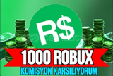 1000 Robux (1429 Olarak Gönderilecektir)Anında