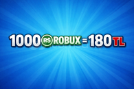 1000 ROBUX=180 TL