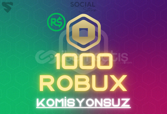 1000 Robux - Komisyonsuz 1000 Robux - Komisyonsuz