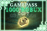⚡1000 Robux GAMEPASS gift⚡
