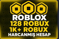 ✨1000+ ROBUX HARCANMIŞ 128 ROBUX OLAN HESAB✨
