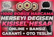 ⭐[+1000 ROBUX] HARCANMIŞ MAİL DEĞİŞEN HESAP⭐