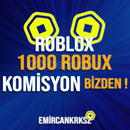 ⭐1000 Robux + KOMİSYON BİZDEN⭐