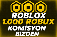 ⭐1000 Robux⭐ + KOMİSYON BİZDEN