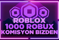 ⭐ (1429) 1000 Robux + KOMİSYON BİZDEN 