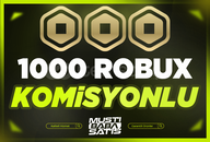 ⭐ 1000 Robux + Komisyon Bizden