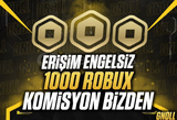 ⭐ 1000 Robux ⭐ + KOMİSYON BİZDEN