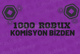 1000 Robux Komisyon Bizden
