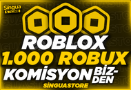 ⭐1000 Robux⭐ + KOMİSYON BİZDEN