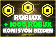 ✅1000 ROBUX | KOMİSYON BİZDEN | HIZLI TESLİMAT