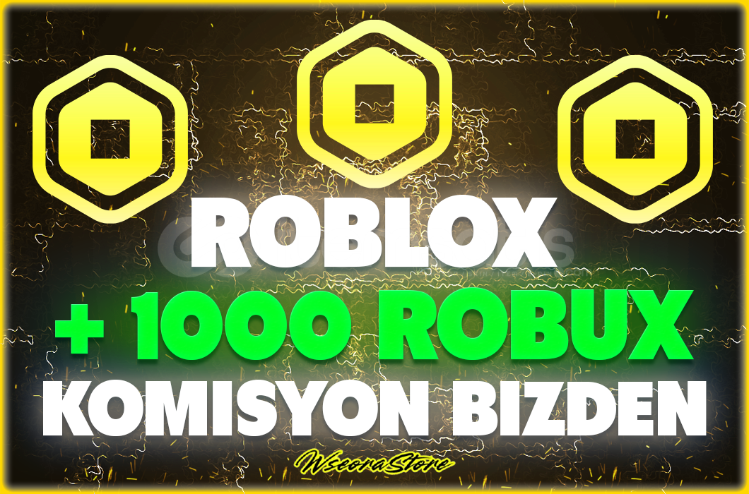 ✅1000 ROBUX | KOMİSYON BİZDEN | HIZLI TESLİMAT ✅1000 ROBUX | KOMİSYON BİZDEN | HIZLI TESLİMAT