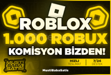 ⭐️1000 ROBUX ✅KOMİSYON ÖDENİYOR!⭐️