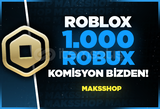 ⭐ 1000 Robux KOMİSYON ÖDENİYOR⭐