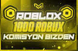 1000 robux komisyonu karşılıyoruz