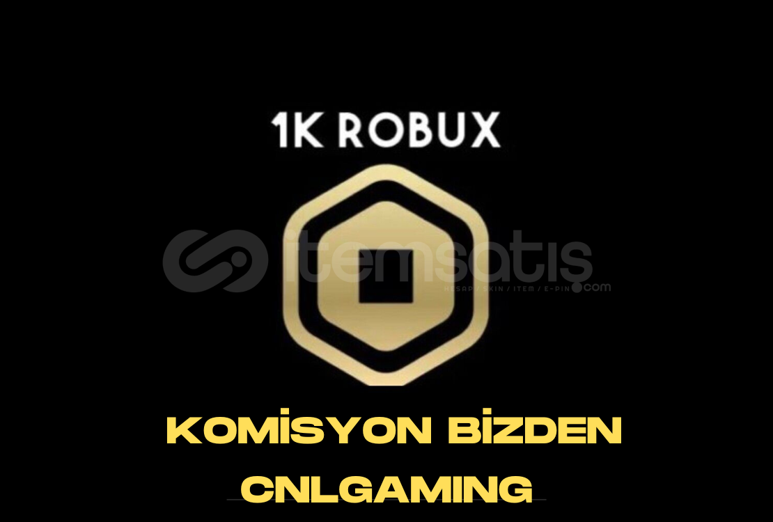 1000 ROBUX Oyun Geçişi - KOMİSYON BİZDEN 1000 ROBUX Oyun Geçişi - KOMİSYON BİZDEN