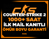☢️1000+ SAAT CS2 | STEAM HESABI | İLK MAİL