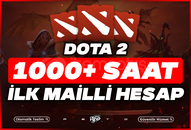 ✅[İLK MAİL] 1000+ SAAT DOTA2 STEAM HESAP⚡️