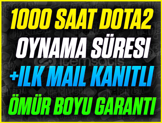 ⭐️1000+ SAAT DOTA 2 STEAM❤️+İLK MAİL❤️ ⭐️1000+ SAAT DOTA 2 STEAM❤️+İLK MAİL❤️