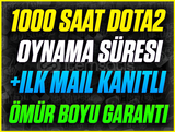 ⭐️1000+ SAAT DOTA 2 STEAM❤️+İLK MAİL❤️