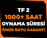 ☢️1000+ SAAT TF 2 STEAM☢️GARANTİ