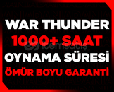 ☢️1000+ SAAT WAR THUNDER STEAM☢️GARANTİ
