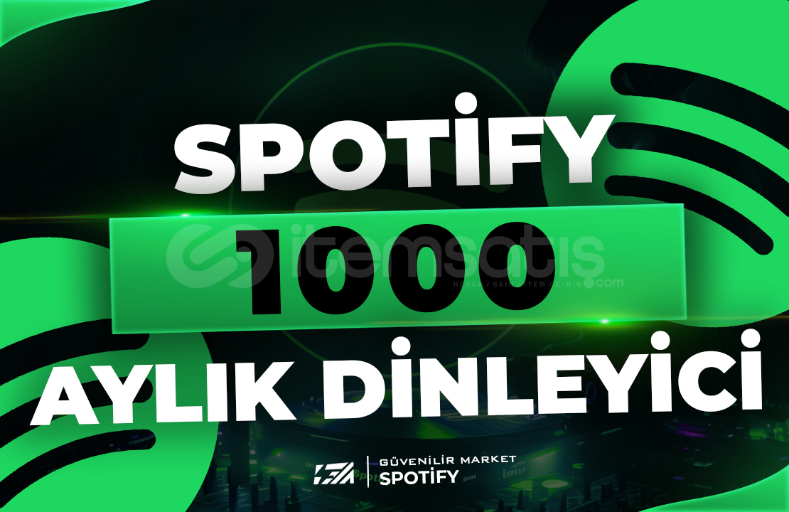 1000 Spotify Aylık Dinleyici 1000 Spotify Aylık Dinleyici