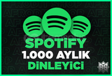 1000 Spotify Aylık Premium Dinleyici