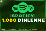 1.000 Spotify Dinlenme | Garanti | #1