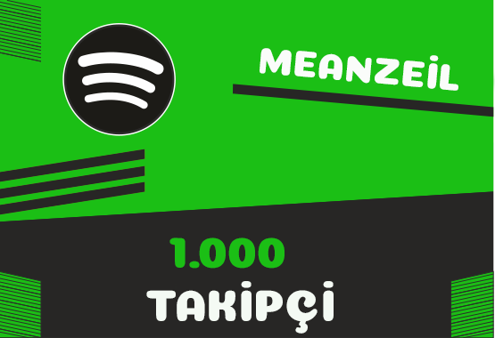 1.000 Spotify Playlist/Profil Takipçi 