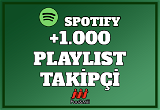 1.000 Spotify Playlist Takipçi