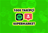 1000 Spotify Profil veya Playlist Takipçi