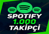 1000 Spotify Takipçi/Beğeni | GARANTİLİ
