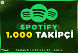 1.000 Spotify Takipçi | Garanti | #1